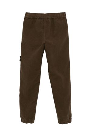 pantalone in cotone verde STONE ISLAND KIDS | K2S163100006S0202V0054